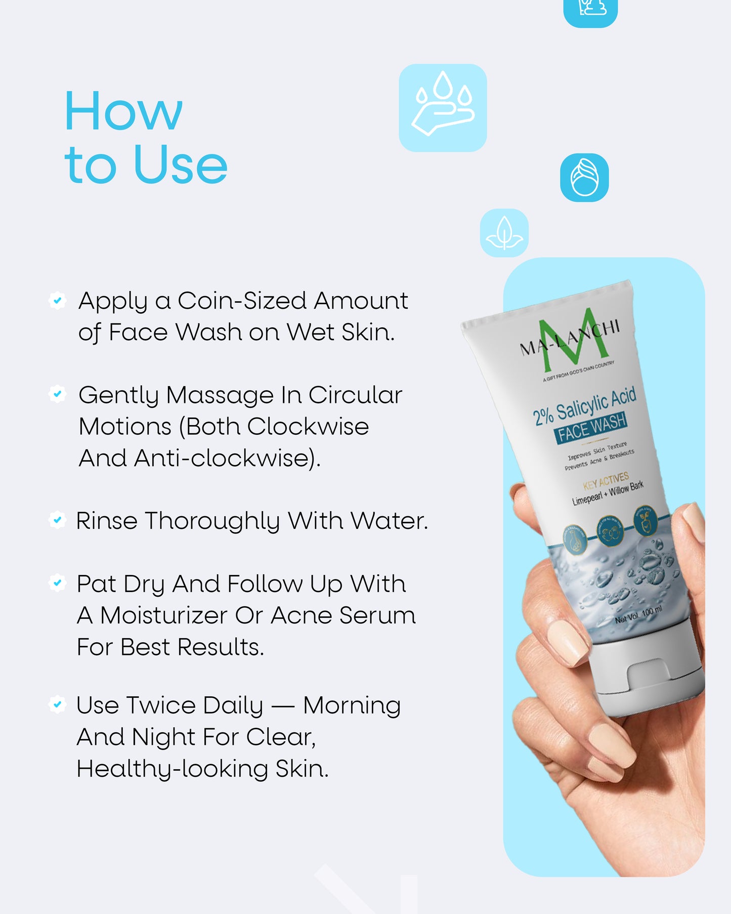 MALANCHI 2% SALICYLIC ACID FACEWASH