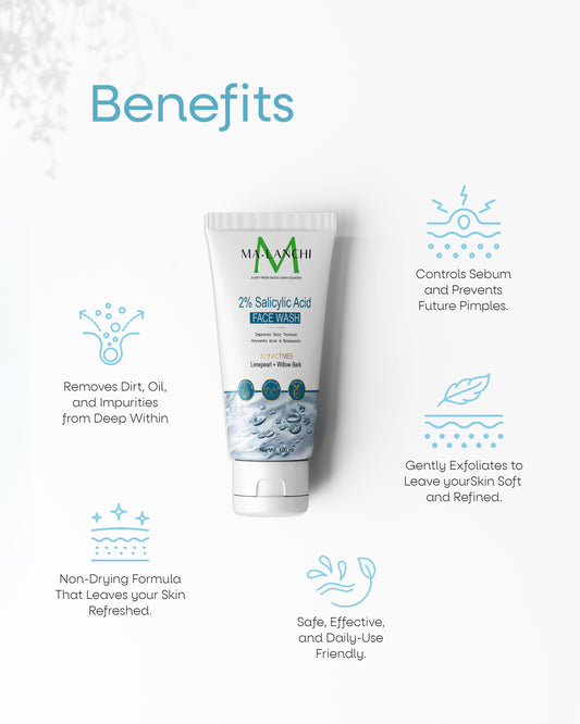 MALANCHI 2% SALICYLIC ACID FACEWASH