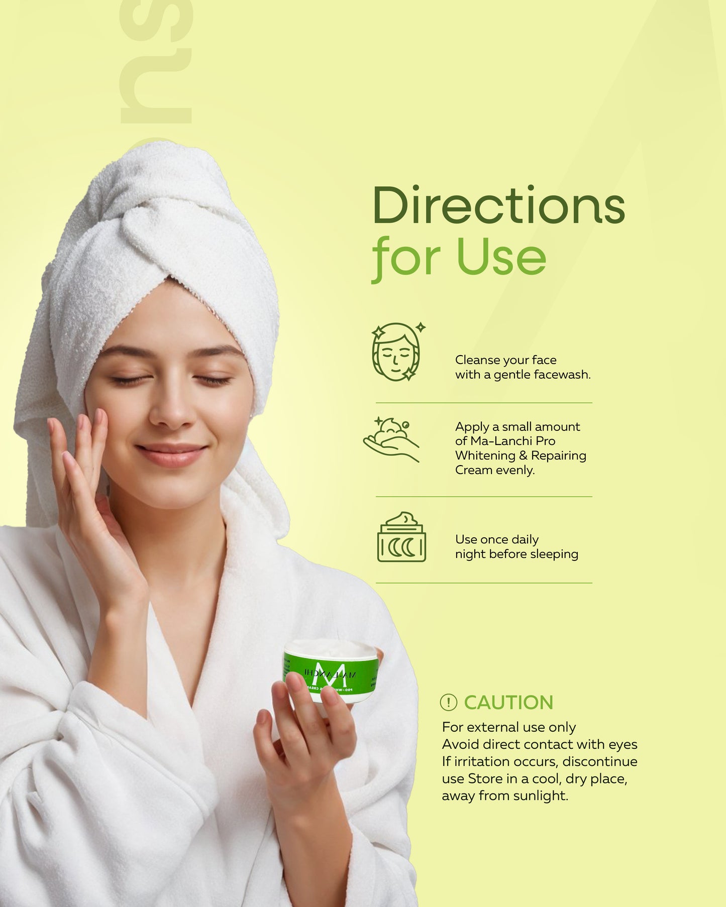 Malanchi Re-pairing & Whitening Cream